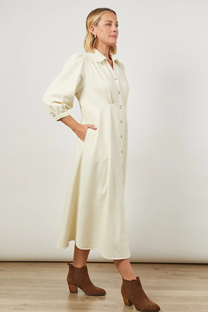 URBAN MAXI DRESS - CREME