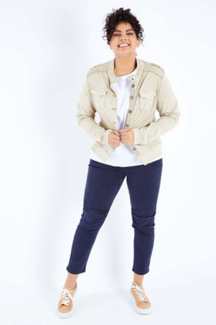 MILITARY JACKET - NATURAL - FINAL CLEARANCE