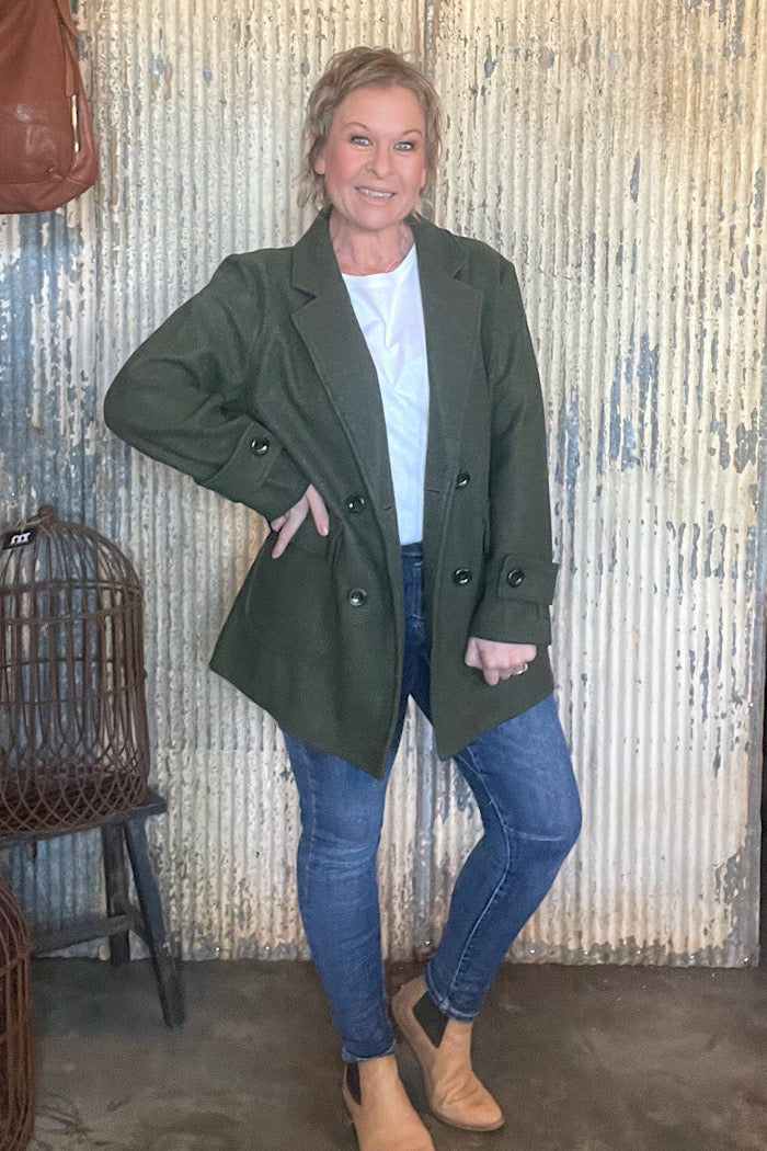 MOHAVE BLAZER - OLIVE