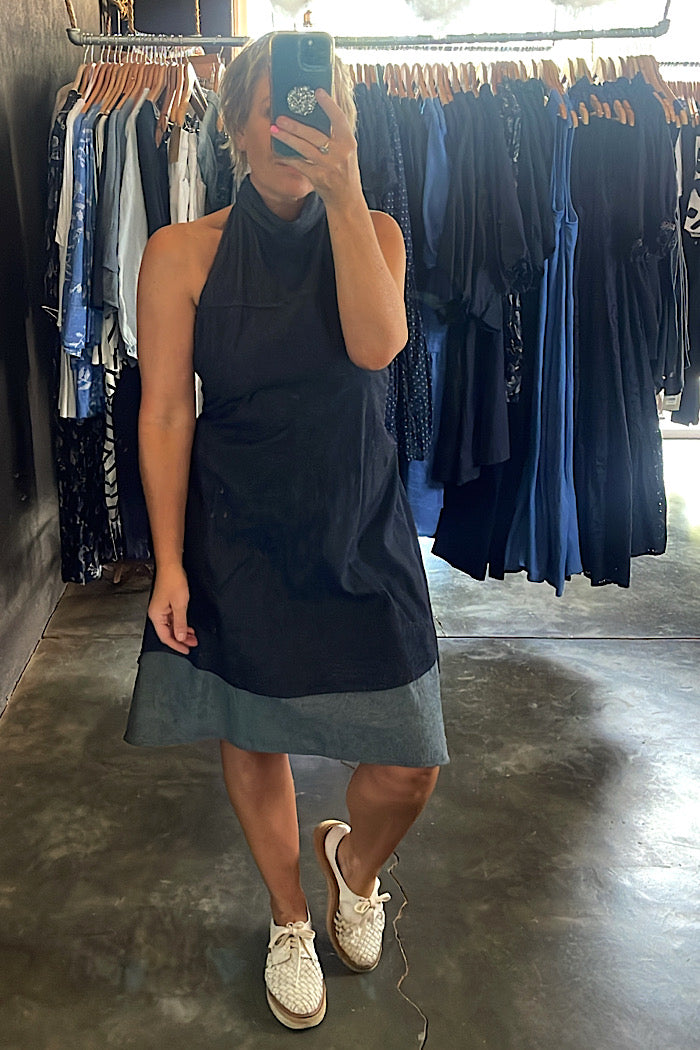 UPCYCLED SHIRT DRESS - MONICA