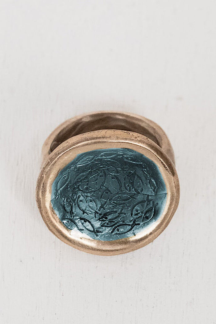 LUNA RING - AQUA