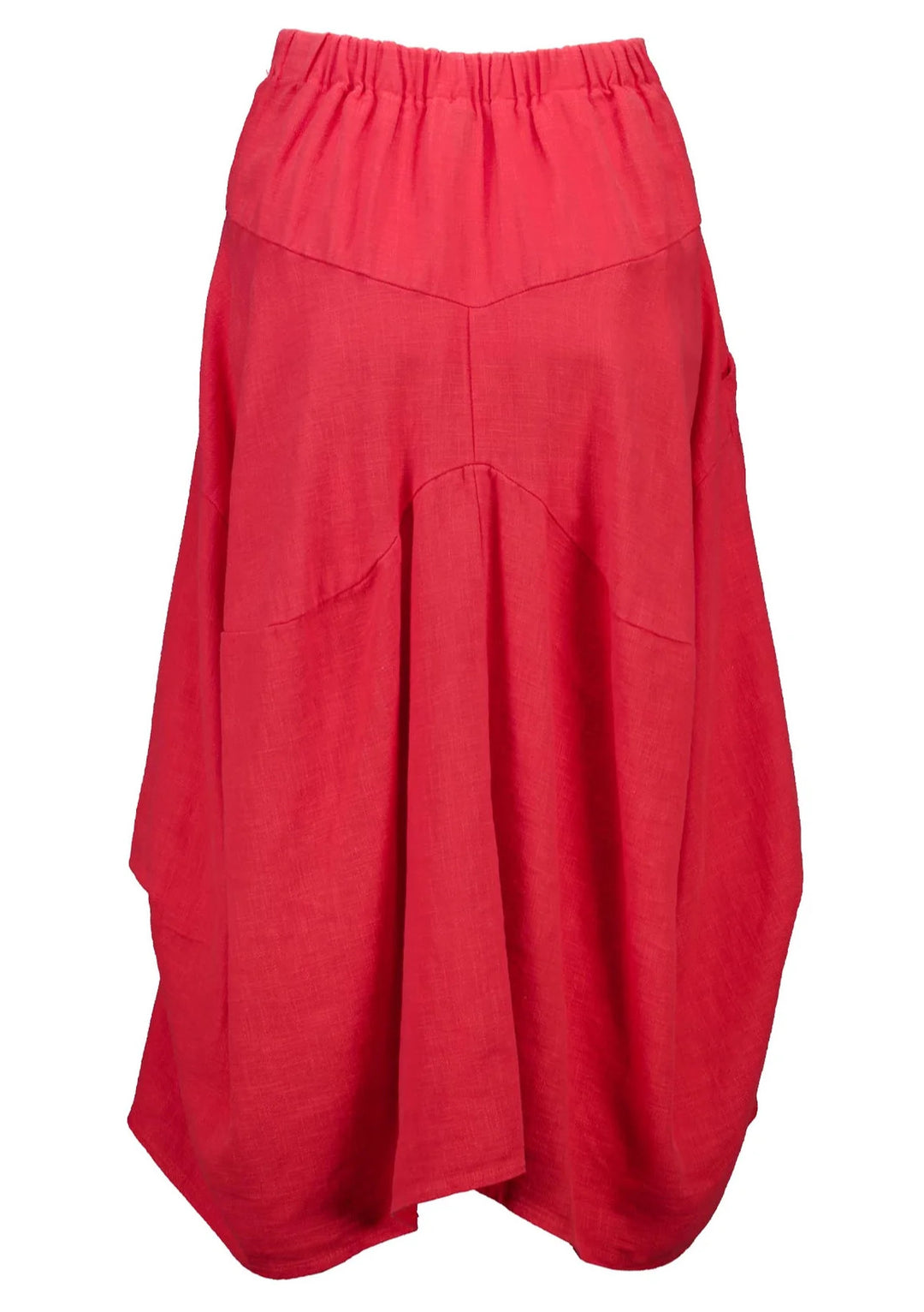 OLGA DE POLGA MILWAUKEE FIESTA SKIRT - WATERMELON LINEN