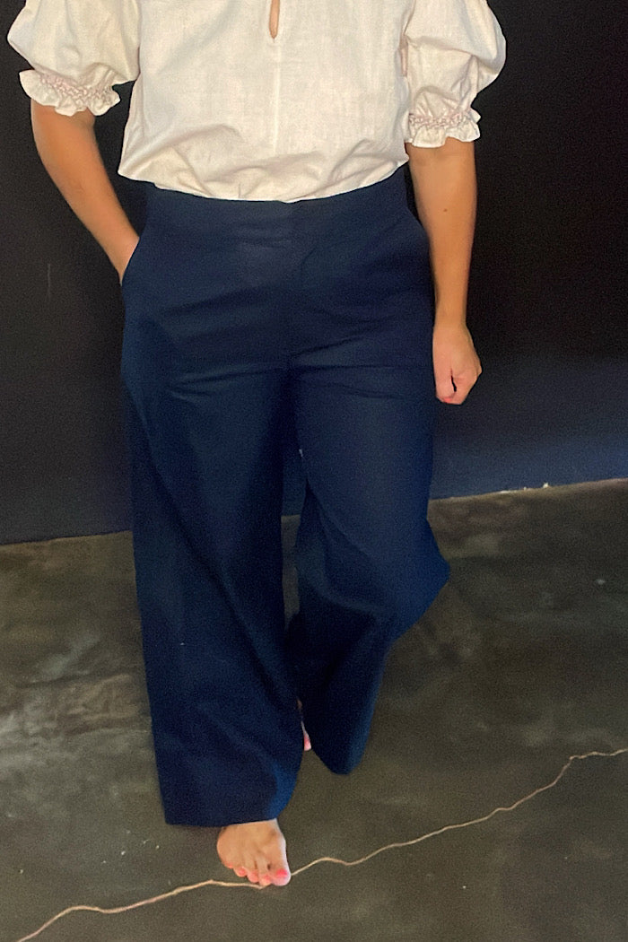 PORTOFINO PANTS - NAVY - FINAL CLEARANCE