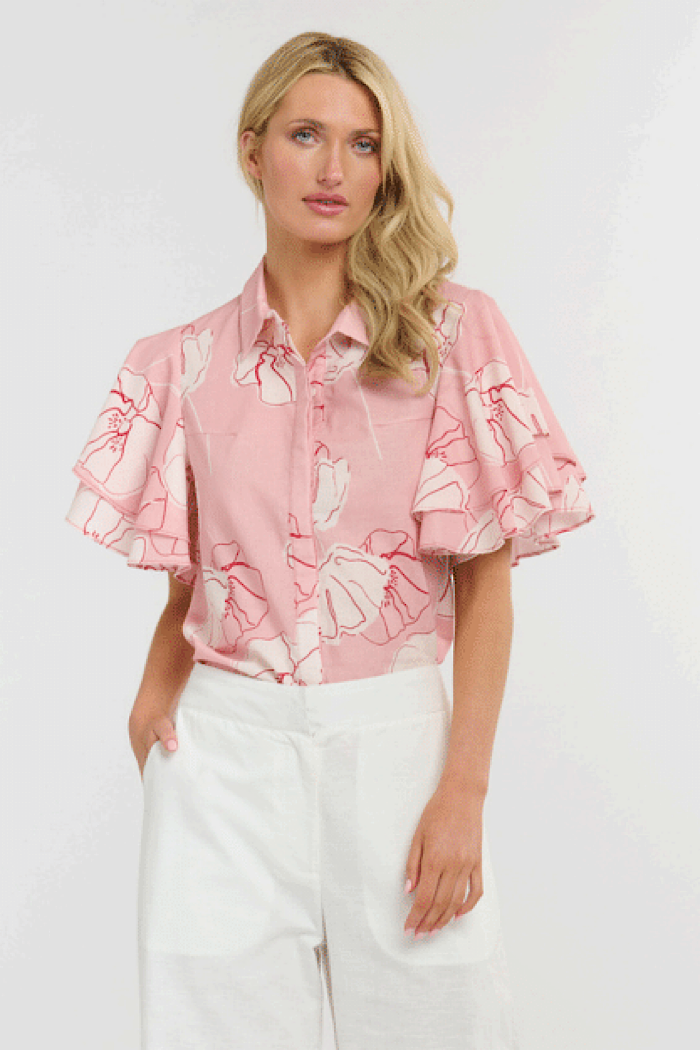 365 DAYS BLOOM SHIRT - POPPY PRINT