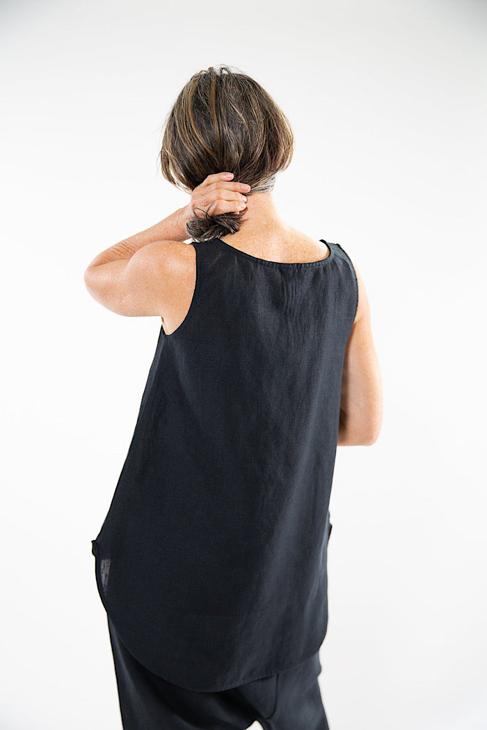 WINNIE TOP - BLACK