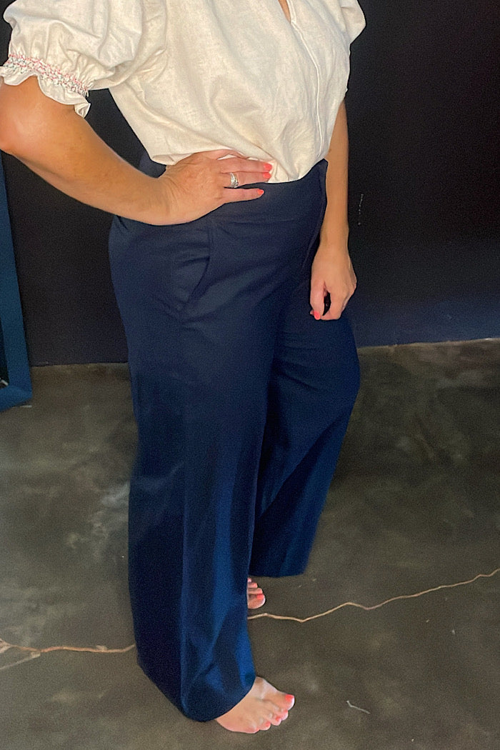 PORTOFINO PANTS - NAVY - FINAL CLEARANCE