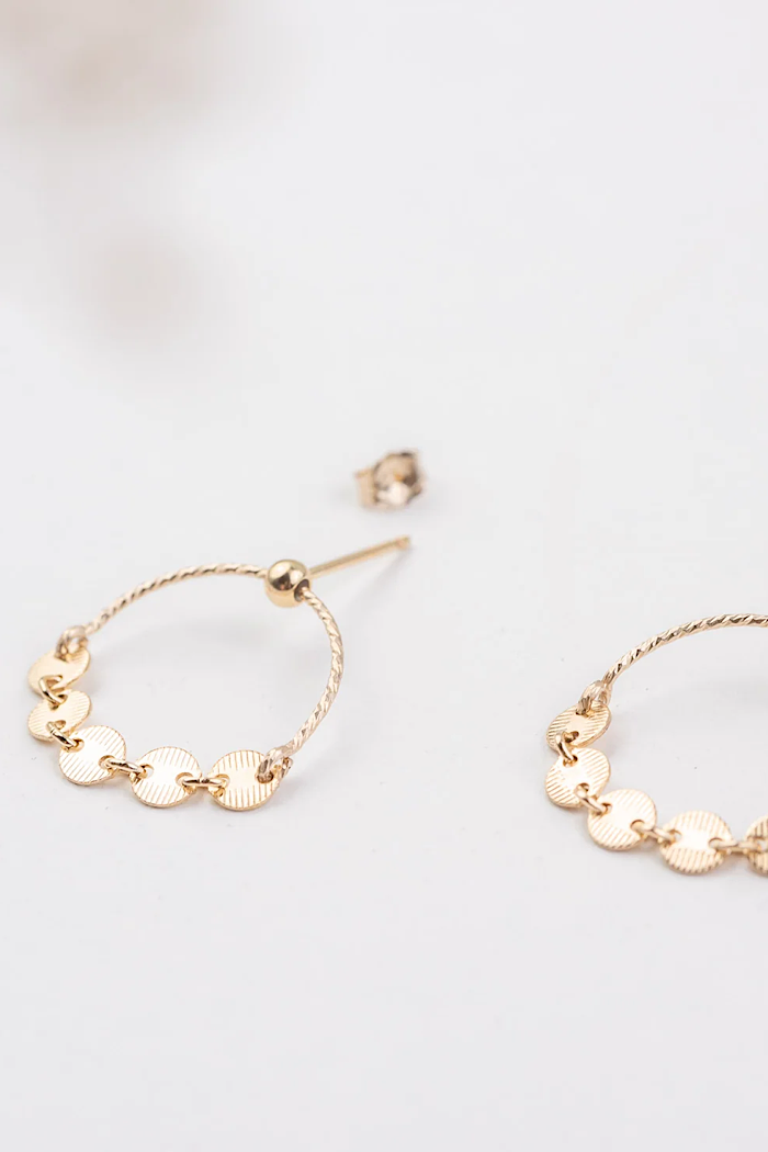 ITALY EARRINGS - GOLD FILLED