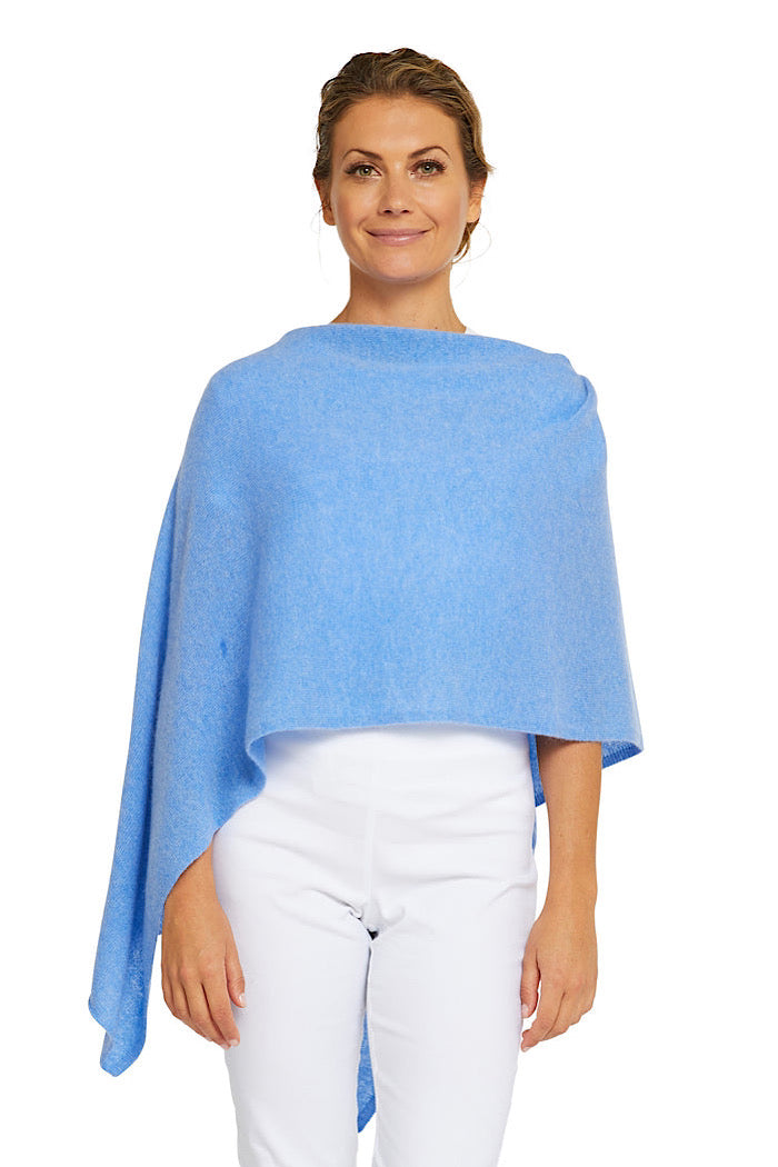 CASHMERE TOPPER BLUE HORIZON