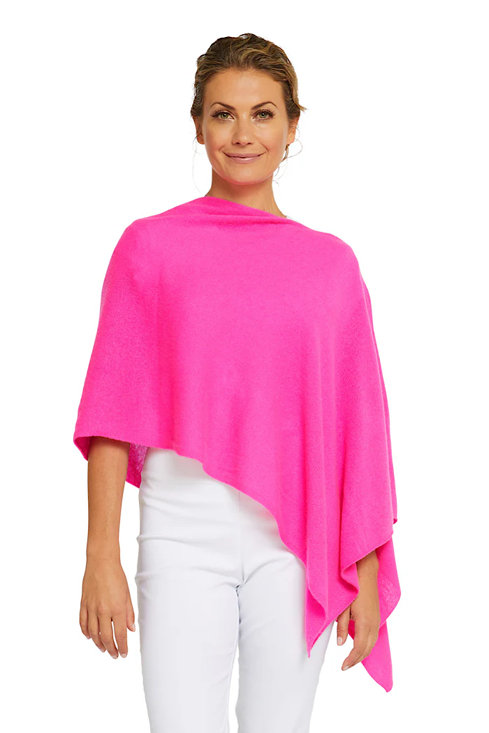 CASHMERE TOPPER - TICKLED PINK