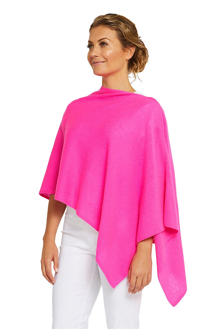 CASHMERE TOPPER - TICKLED PINK