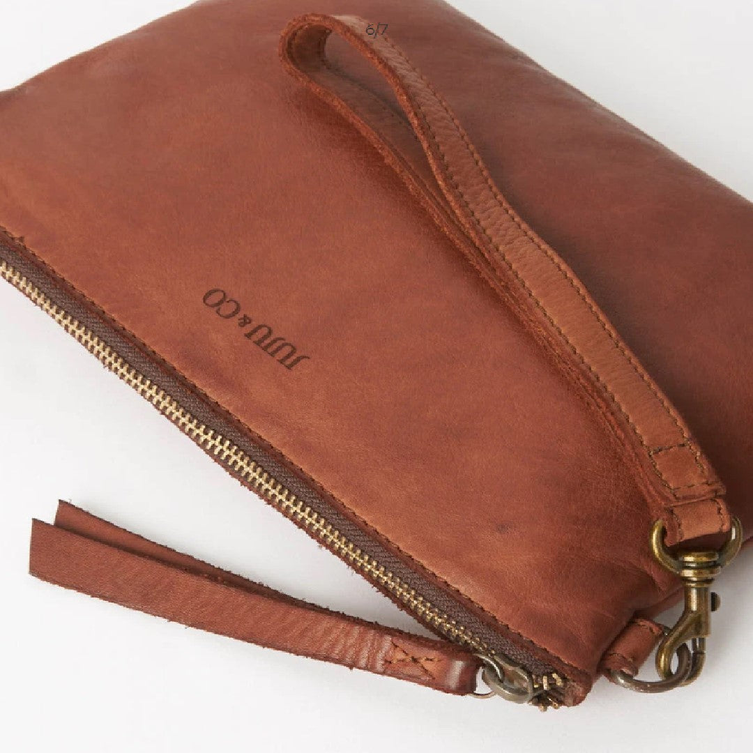 JUJU MONTEREY CROSSBODY BAG - COGNAC