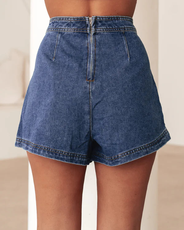 DENIM SKORT