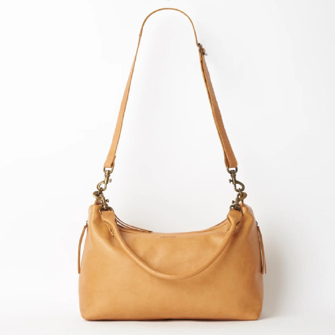 JUJU SMALL SLOUCHY BAG - TAN