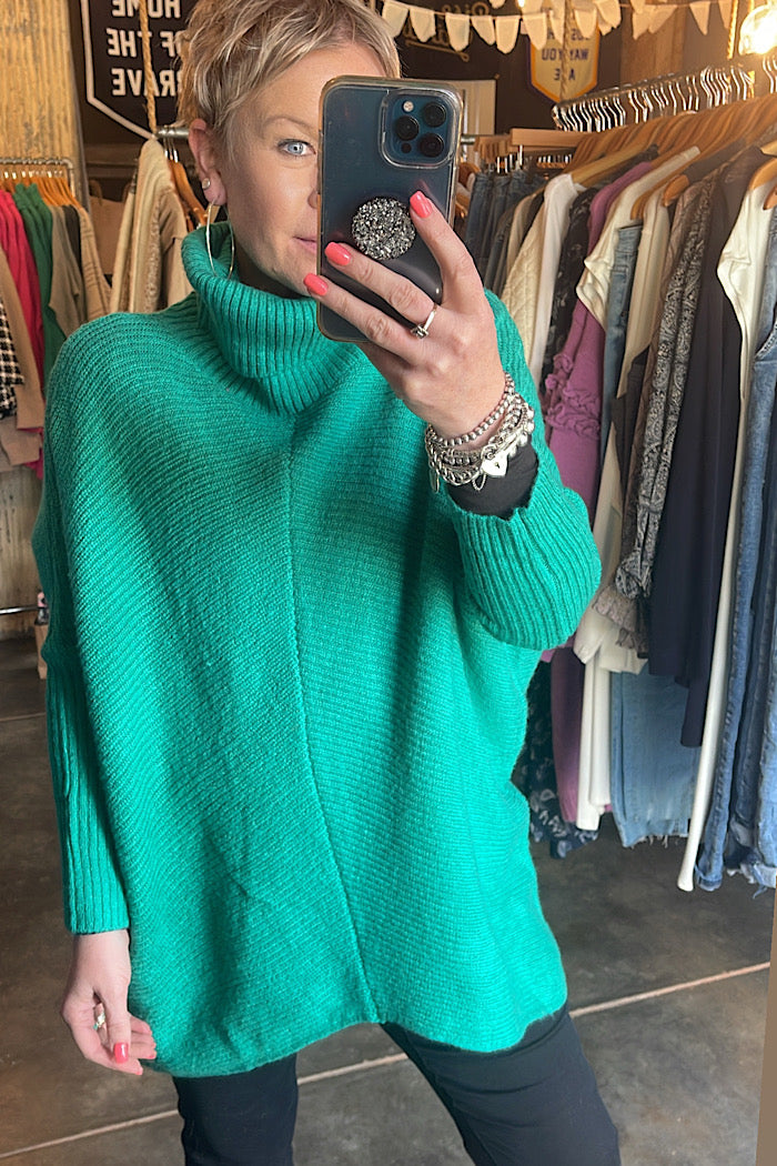 SARAH KNIT - JADE GREEN - FINAL CLEARANCE