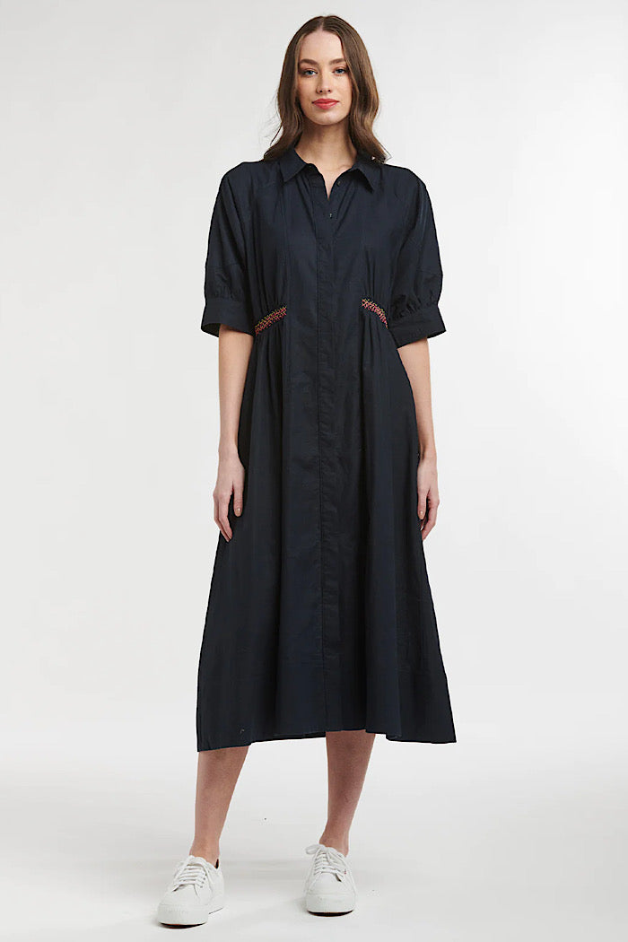 PEGGY DRESS - NAVY