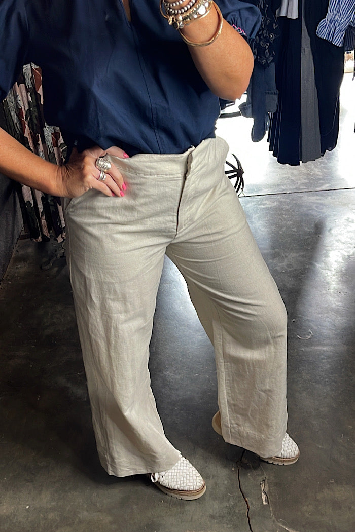 PORTOFINO PANTS - NATURAL