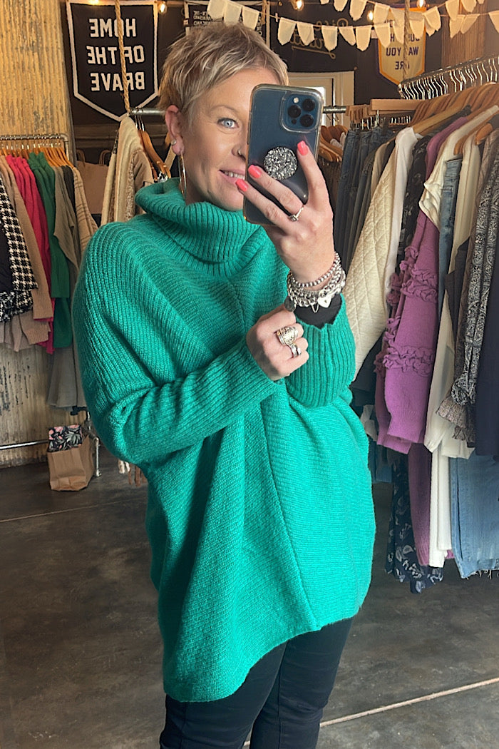 SARAH KNIT - JADE GREEN - FINAL CLEARANCE