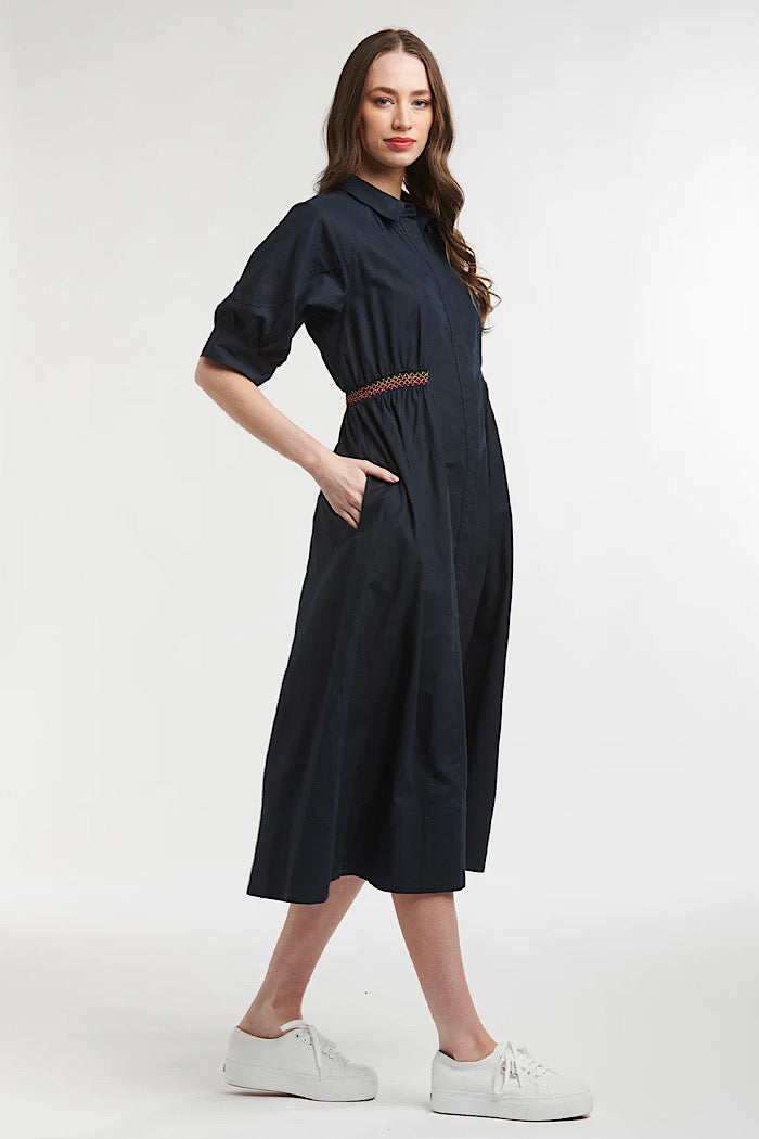 PEGGY DRESS - NAVY