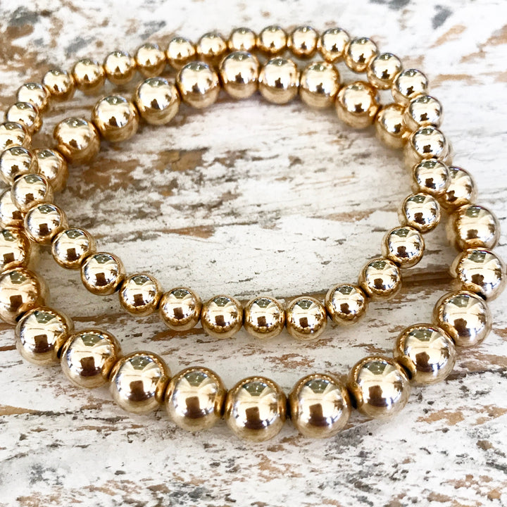 GOLD BEADED BRACELETS