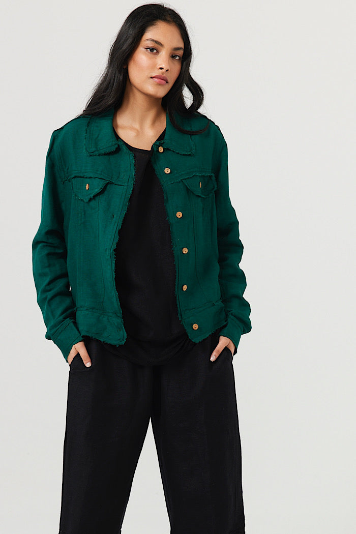 MONZA JACKET - EMERALD - FINAL CLEARANCE