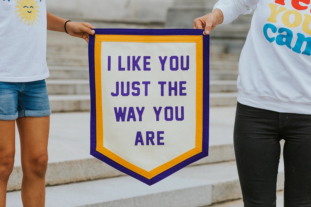 I LIKE YOU JUST THE WAY YOU ARE BANNER