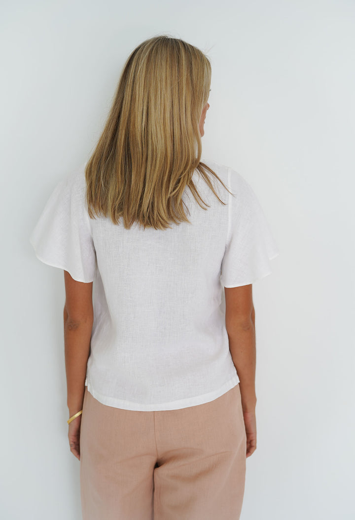 ELKA BLOUSE - WHITE