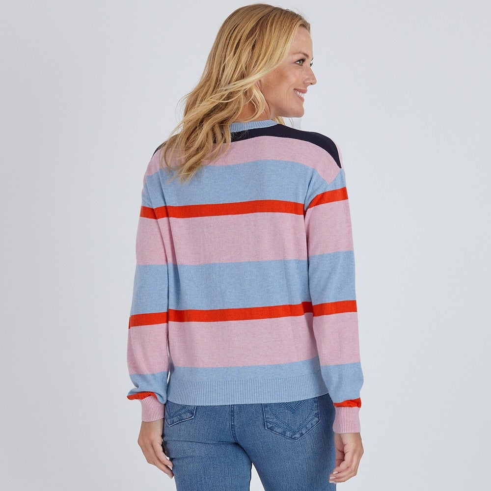 COLOUR BLOCK STRIPE KNIT - FINAL CLEARANCE