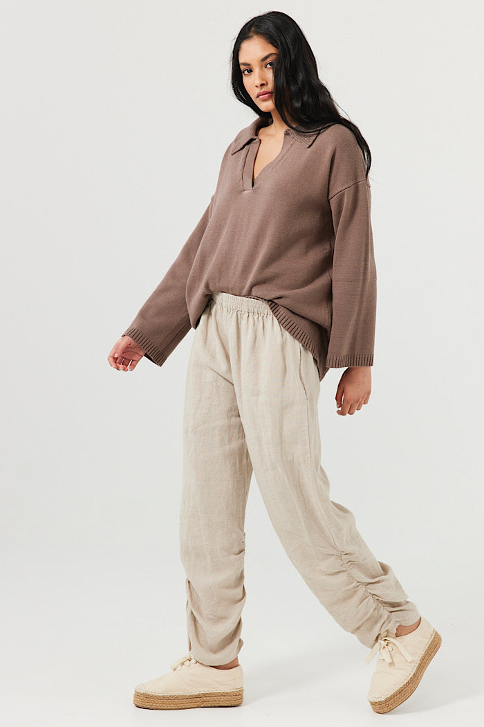 FREDDIE PANTS - NATURAL - FINAL CLEARANCE