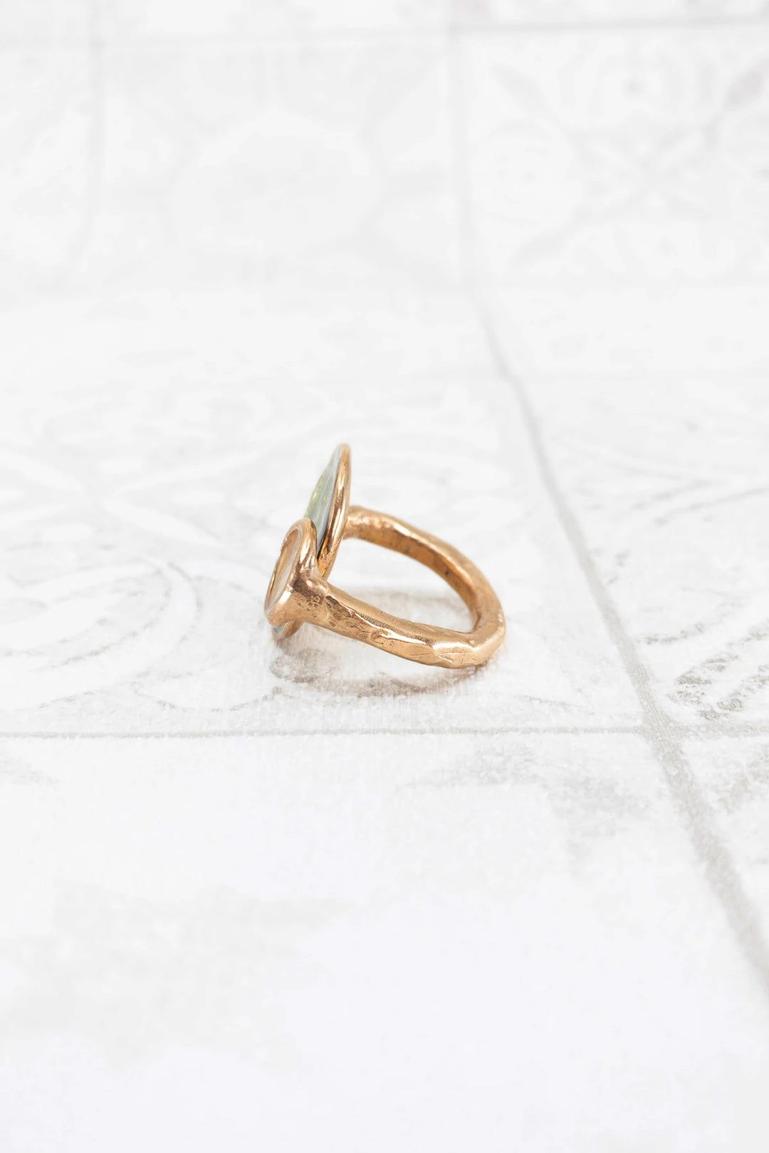 COSTIERA RING - GREEN/MUSTARD