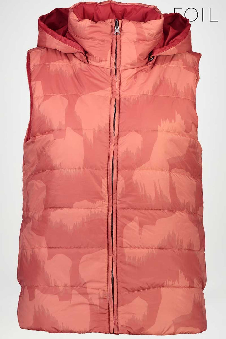 FLIP SIDE PUFFER VEST - PERSIMMON - FINAL CLEARANCE