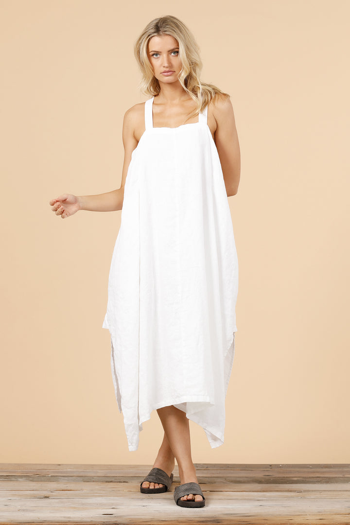 CEFALU DRESS - WHITE