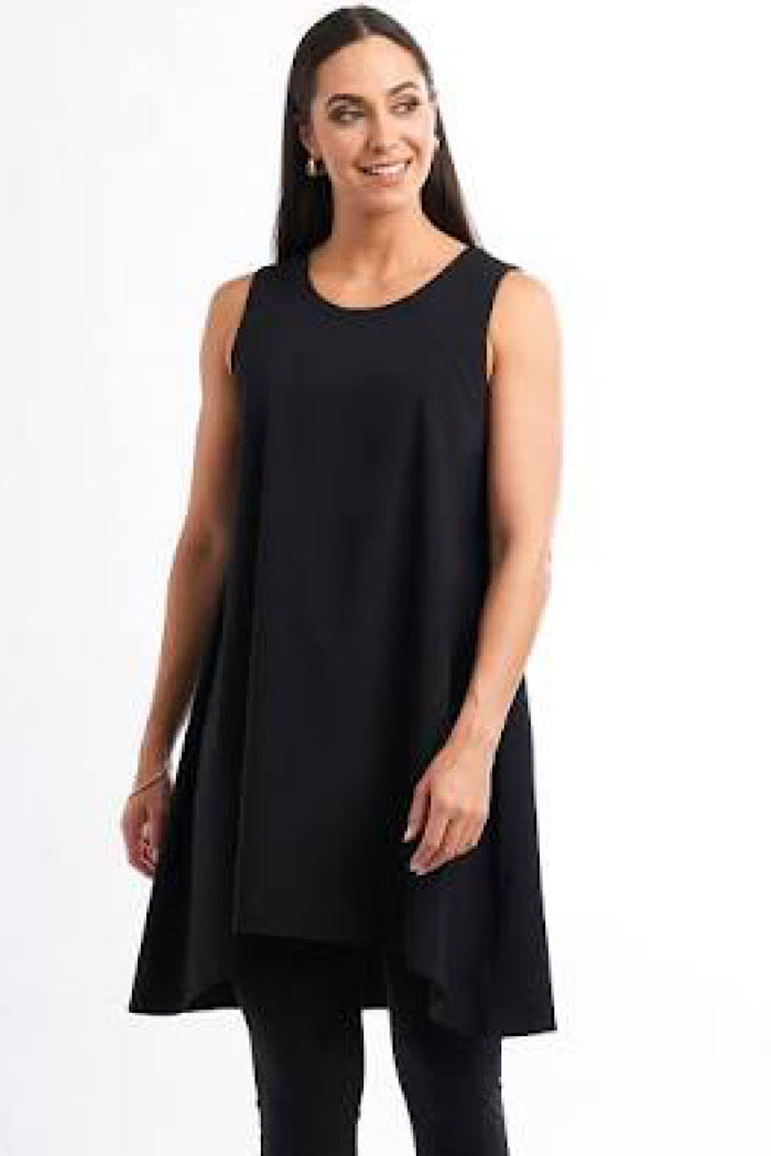 LIGHT RELIEF TUNIC - BLACK