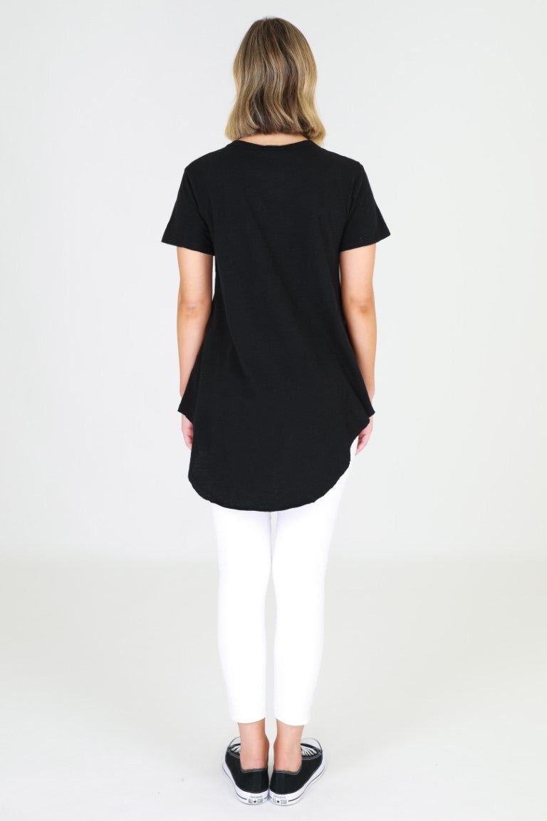 SORRENTO TEE - BLACK