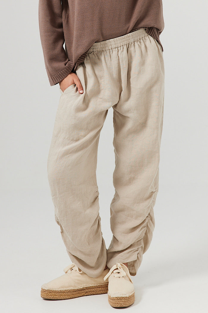 FREDDIE PANTS - NATURAL - FINAL CLEARANCE