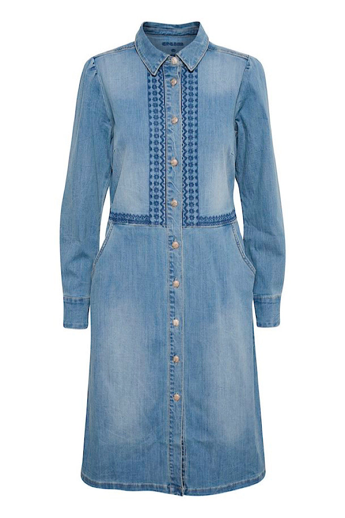 ROSITA DENIM DRESS - FINAL CLEARANCE