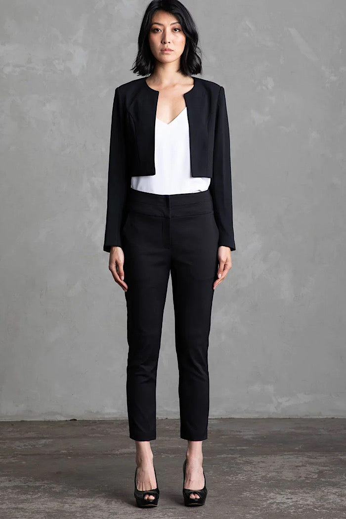 EMPORIUM BOLERO JACKET - BLACK - FINAL CLEARANCE