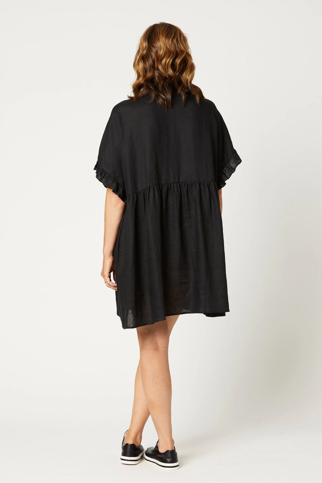 NALA SHIRT/TOP DRESS - EBONY