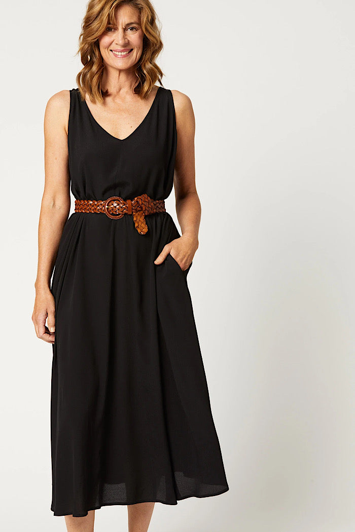 TRIBAL MAXI DRESS - EBONY