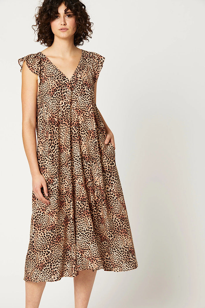 NALA MAXI DRESS - CHEETAH