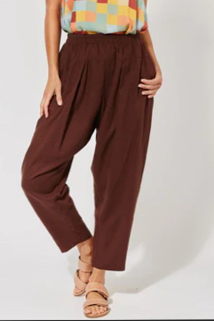 BELIZE RELAXED PANT - HENNA