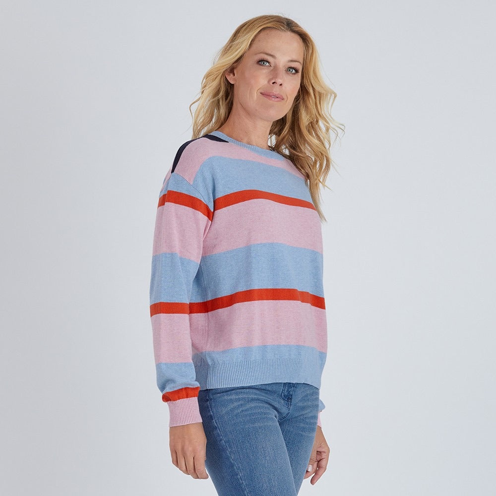 COLOUR BLOCK STRIPE KNIT - FINAL CLEARANCE