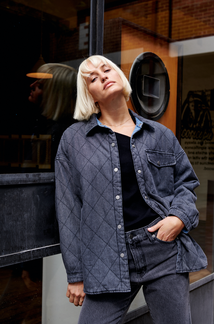 CARTER QUILTED  REVERSIBLE JACKET - FINAL CLEARANCE