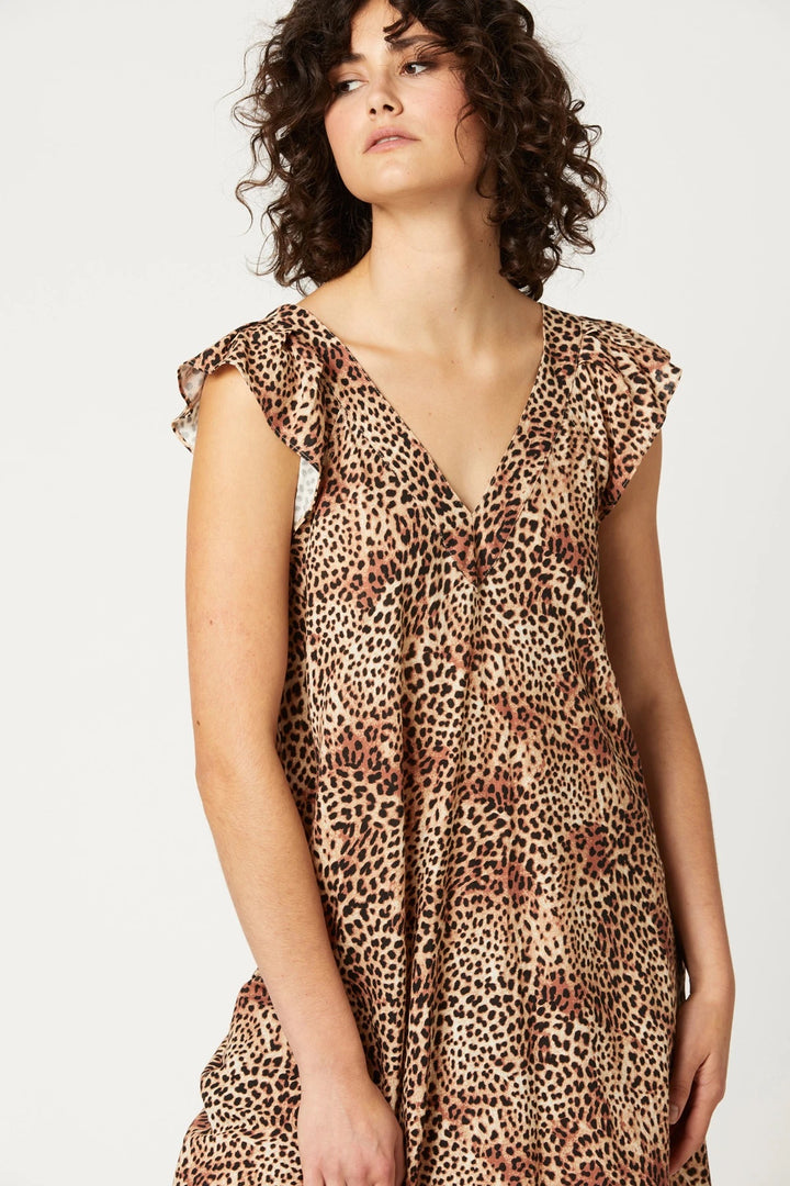 NALA MAXI DRESS - CHEETAH