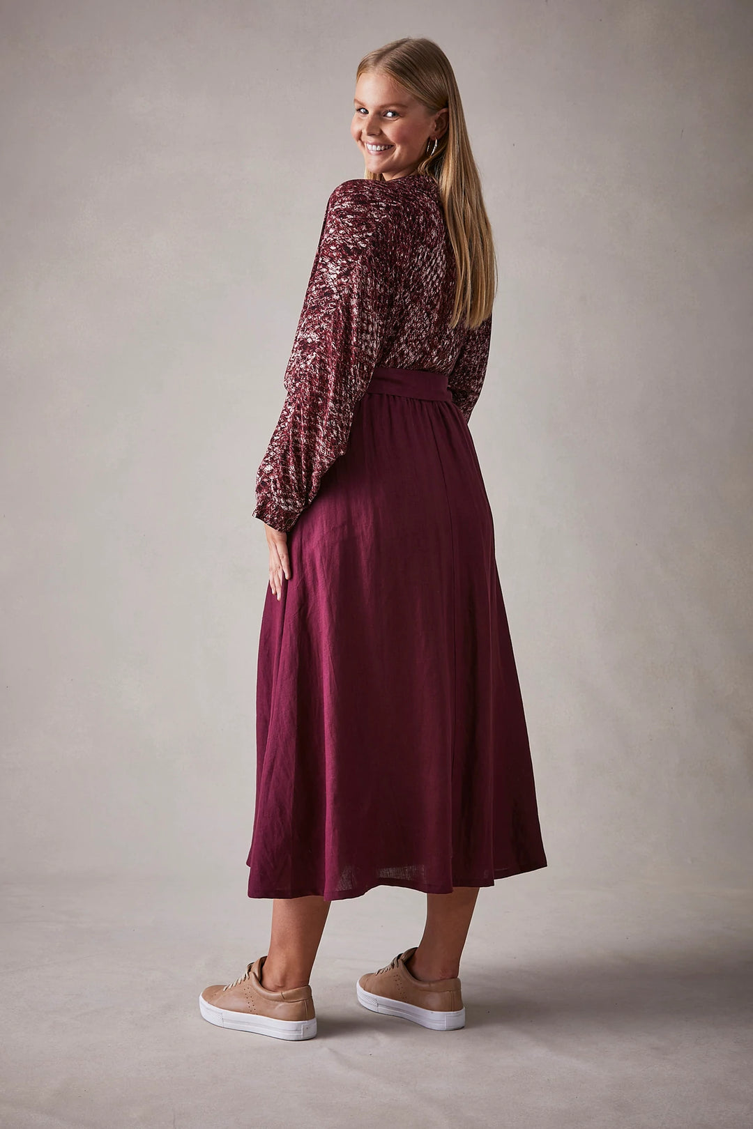 CAPELLA SKIRT - MULBERRY - FINAL CLEARANCE