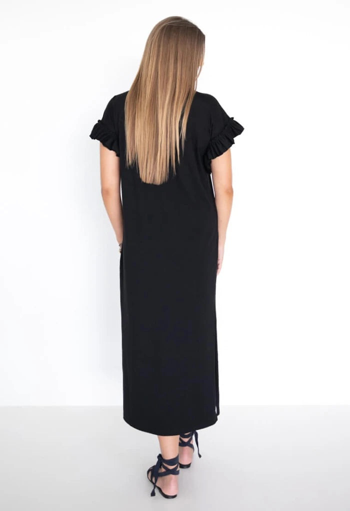 SANTORINI DRESS - BLACK