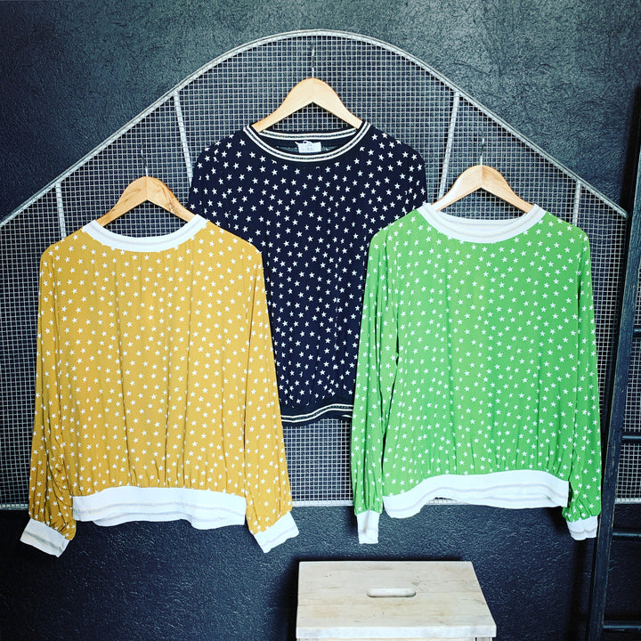 TWINKLE BLOUSE - APPLE GREEN