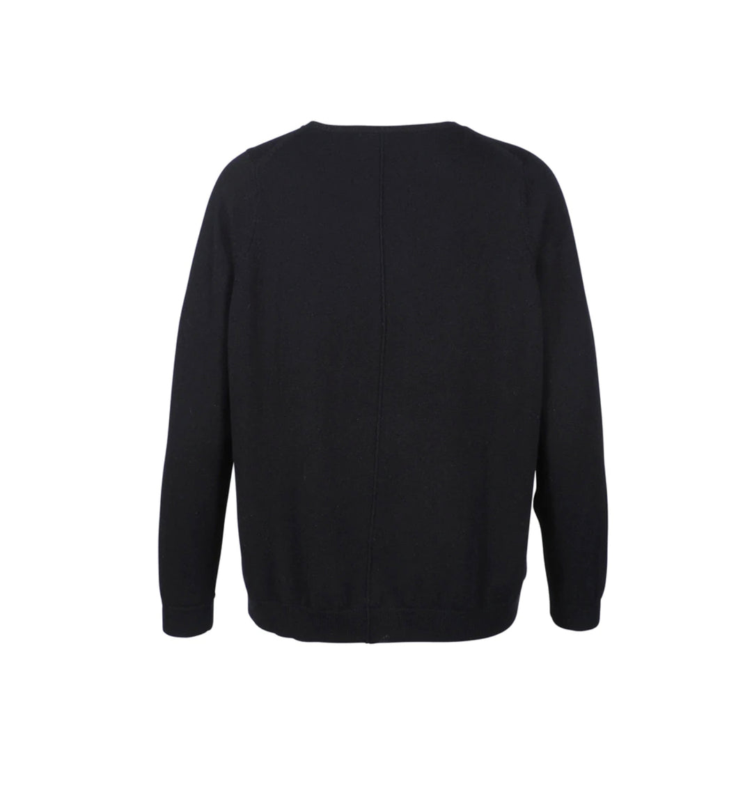 NIKA CREW KNIT - BLACK - FINAL CLEARANCE