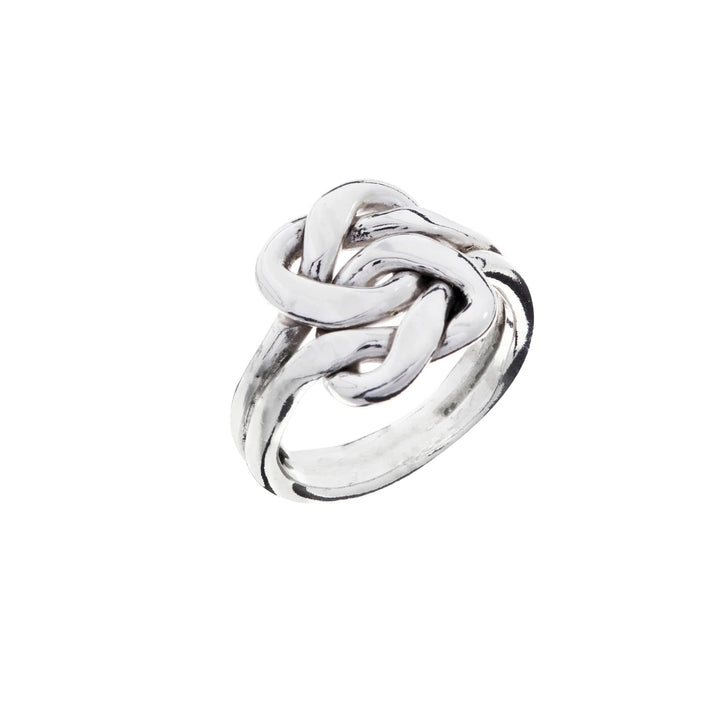 DOUBLE BAND KNOTTED RING