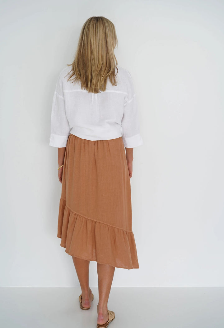 TALIA SKIRT - TOBACCO