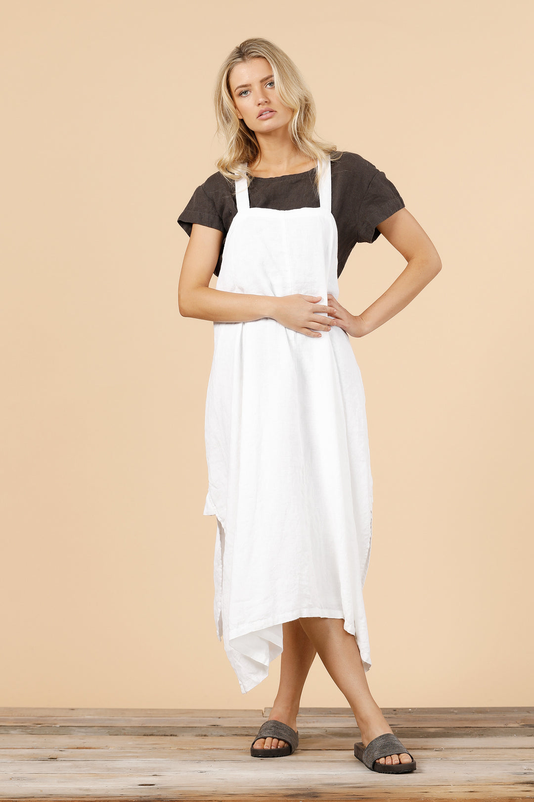 CEFALU DRESS - WHITE